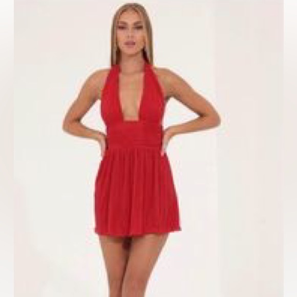 Red Lucy in the sky dress - Picture 2 of 3